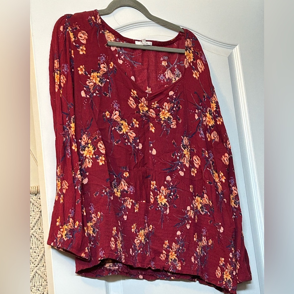 Maurice’s Pink Floral Top